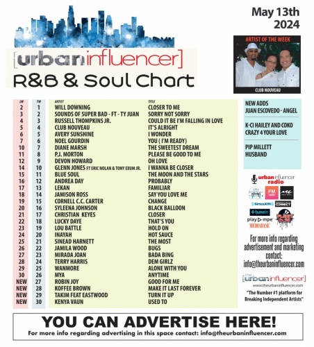 Image: R&B Chart: May 13th 2024