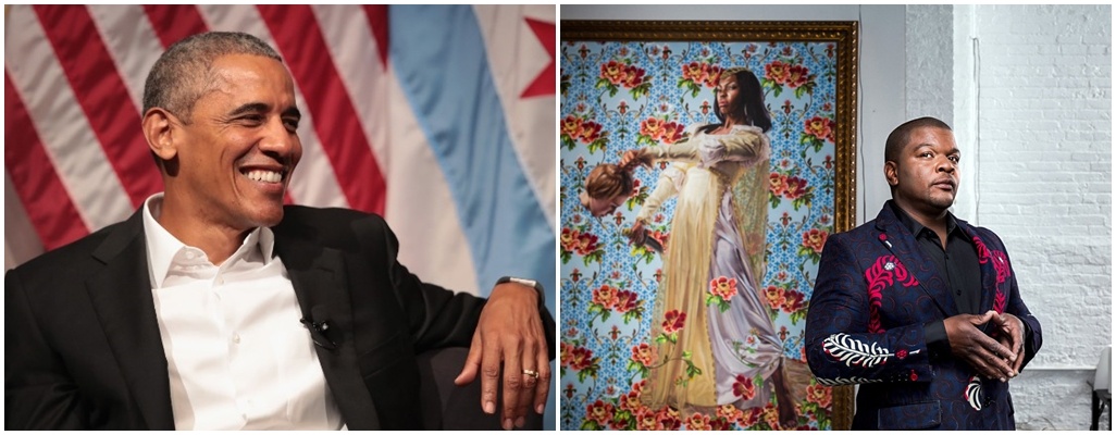 Image: Former President Barack Obama Commissions Artist Kehinde Wiley For Official Presidential Portrait