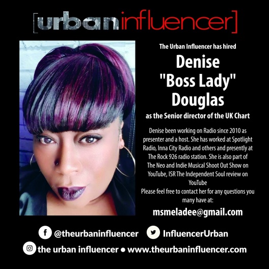 Image: Denise " Boss Lady " Douglas - New UK Chart Editor 