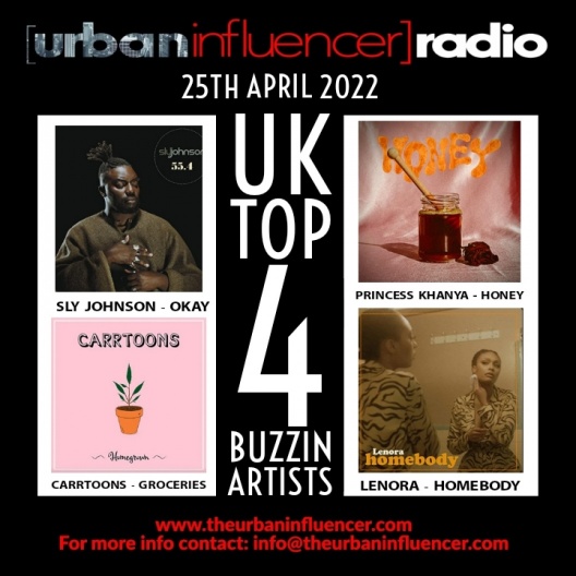 Image: UK TOP 4 BUZZIN ARTIST - APRIL 27th 2022