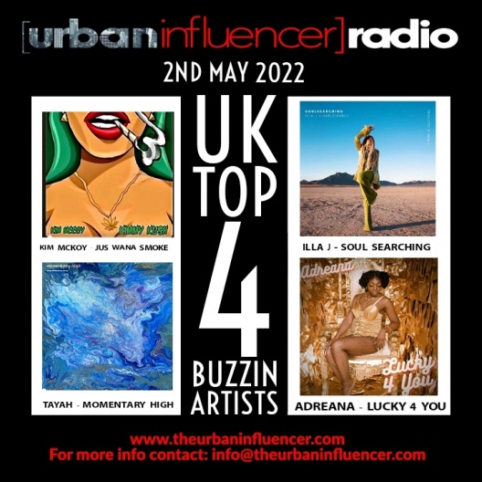 Image: UK TOP 4 BUZZIN ARTIST - MAY 2ND 2022
