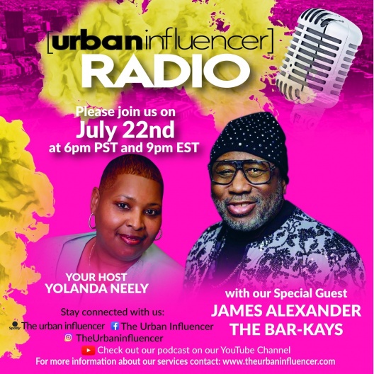 Image: Urban Influencer Radio (Ep. 127) ft. James Alexander of The Bar-Kays