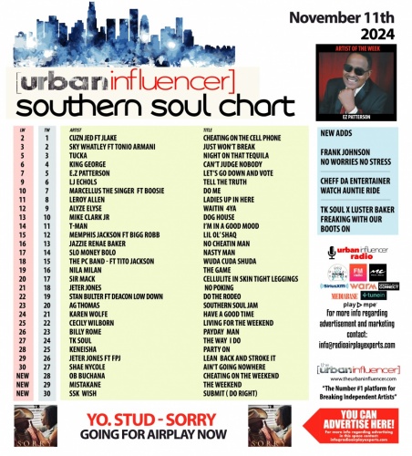 Southern Soul Chart: Nov 11th 2024