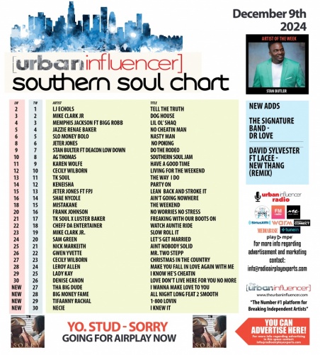 Southern Soul Chart: Dec 9th 2024