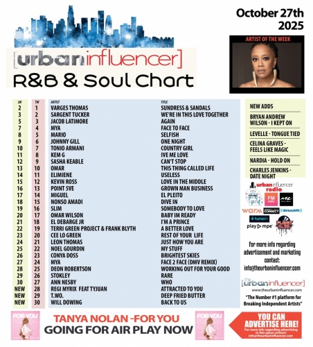 Image: R&B Chart: Oct 27th 2025