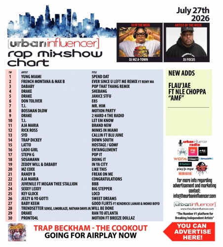 Image: Rap Mix Show Chart: Jul 27th 2026