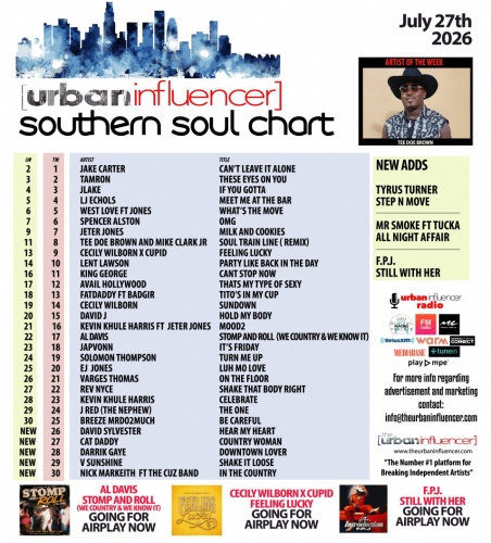 Image: Southern Soul Chart: Jul 27th 2026