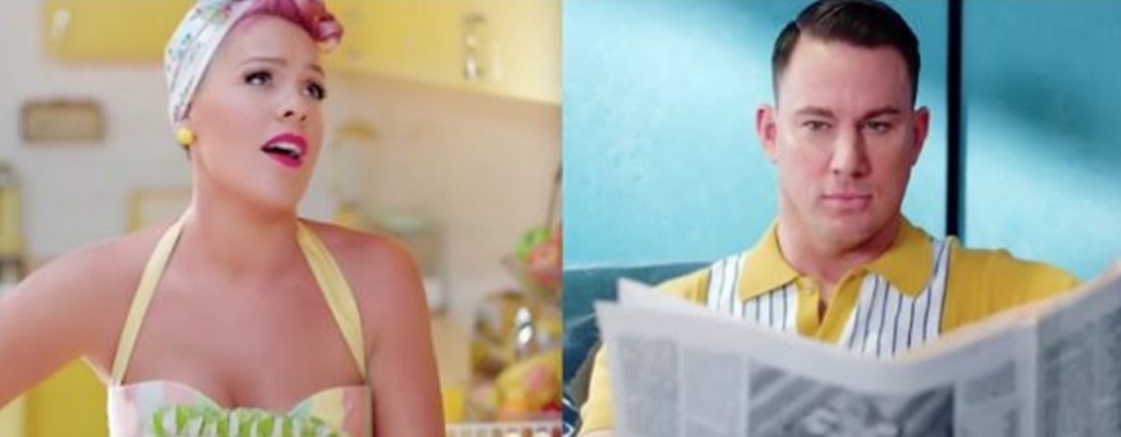 Image: Pink Enlists Channing Tatum For Colorful 'Beautiful Trauma' Video