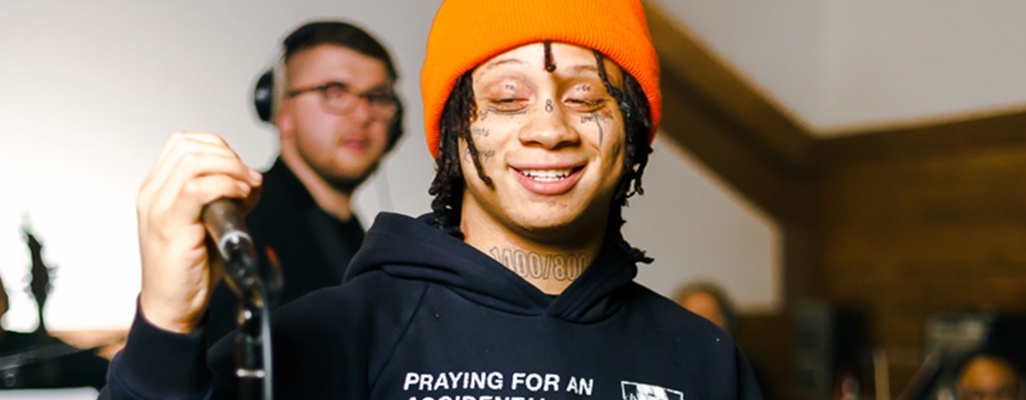 Image: Trippie Redd Performed Three Of His Biggest Hits Backed By Live Orchestra For Audiomack's Trap Symphony Series