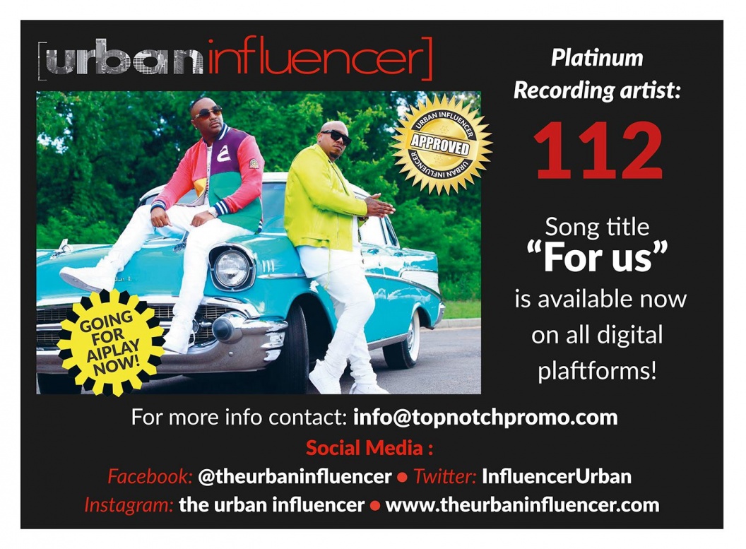 Image:   Urban Influencer " Certified R&B  Artist"  112 