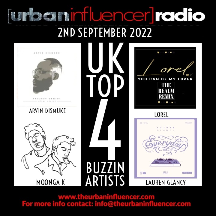 Image: UK TOP 4 BUZZIN ARTIST - SEP 2ND 2022