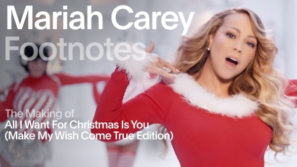 Image: Mariah Carey and director Joseph Kahn take you behind-the-scenes of the holiday classic “All I Want for Christmas Is You (Make My Wish Come True Edition)”