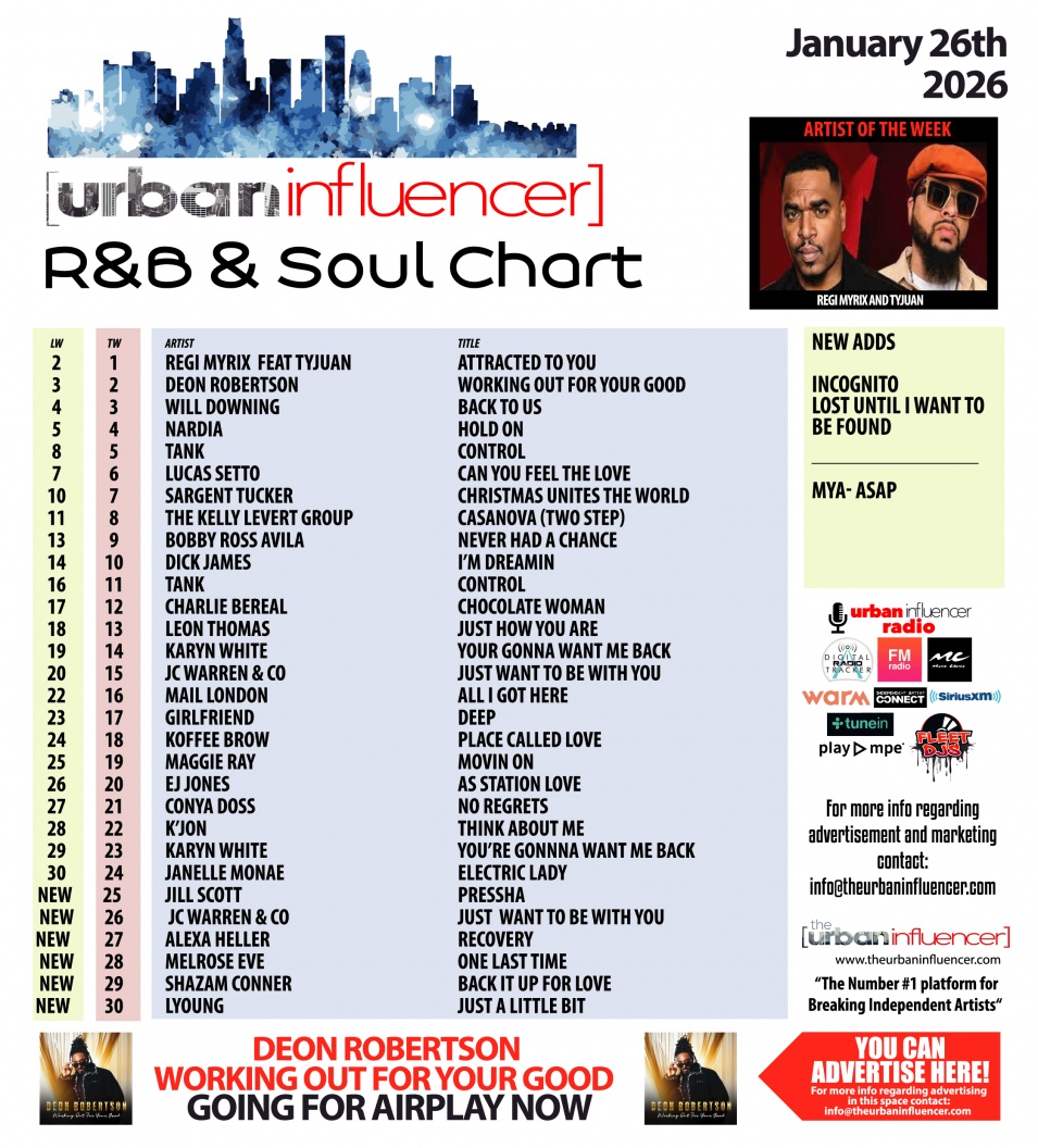 Image: R&B Chart: Jan 26th 2026
