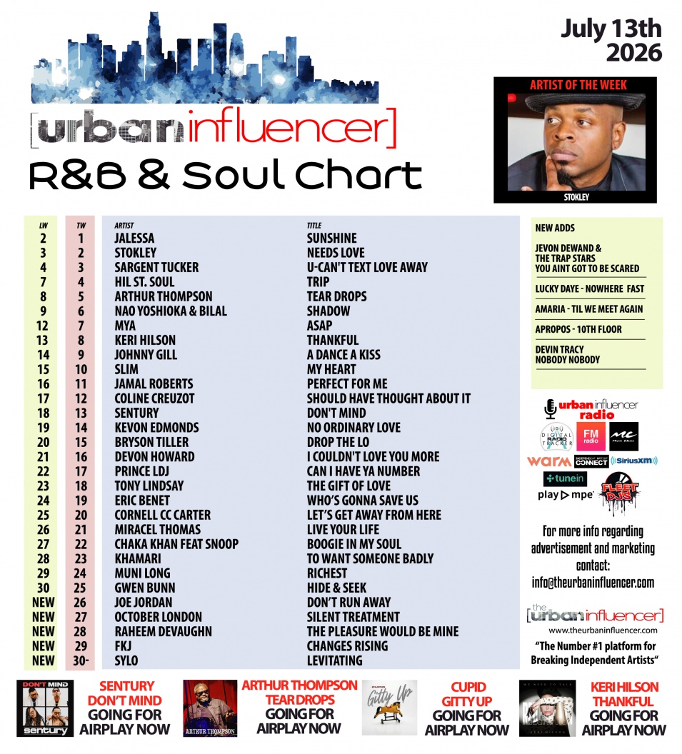 Image: R&B Chart: Jul 13th 2026