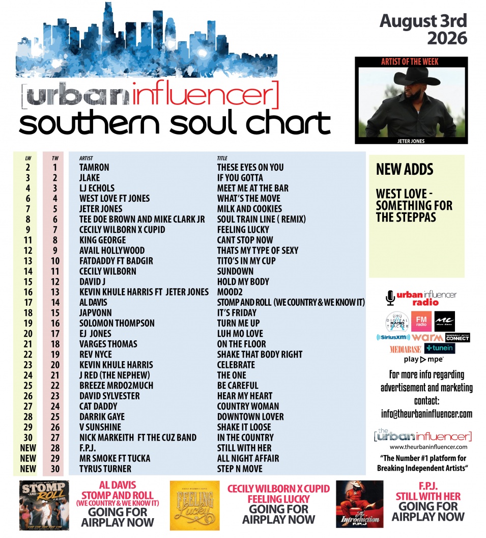 Image: Southern Soul Chart: Aug 3rd 2026