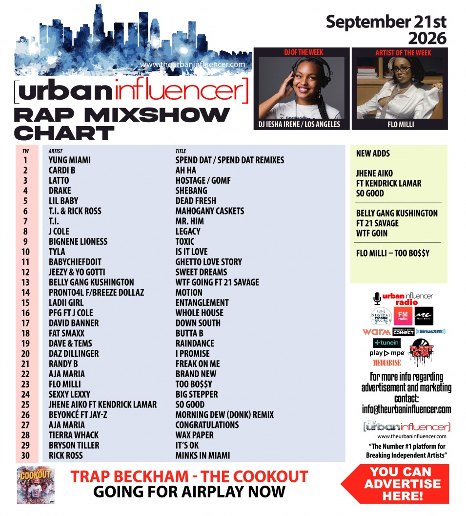Image: Rap Mix Show Chart: Sep 21st 2026