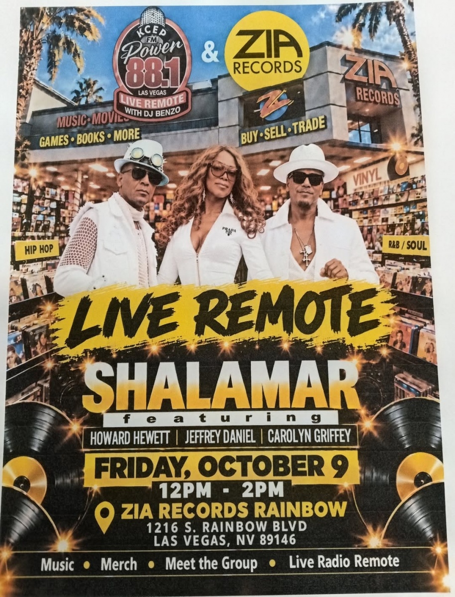 Image: Shalamar - Featuring Howard Hewitt, Jeffrey Daniel & Carolyn Griffey - Fri Oct, 2026 12:00pm